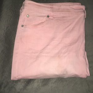 Celebrity Pink size 20 light pink skinny jeans